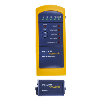 Probador de Mapa de Cableado MicroMapper, para Verificar Rápida y Fácilmente la Integridad del Cableado de Par Trenzado de...
