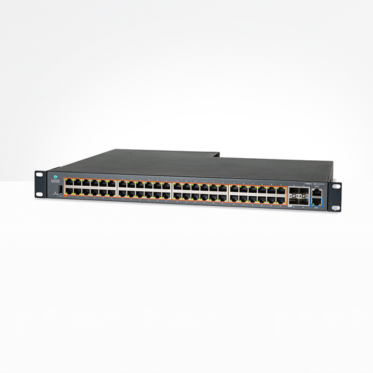 Switch PoE inteligente / cnMatrix EX2052R-P / PoE+ / 48 puertos x 1 Gps / 4 SFP+, fuente de alimentación extraíble | SIERRA STORE