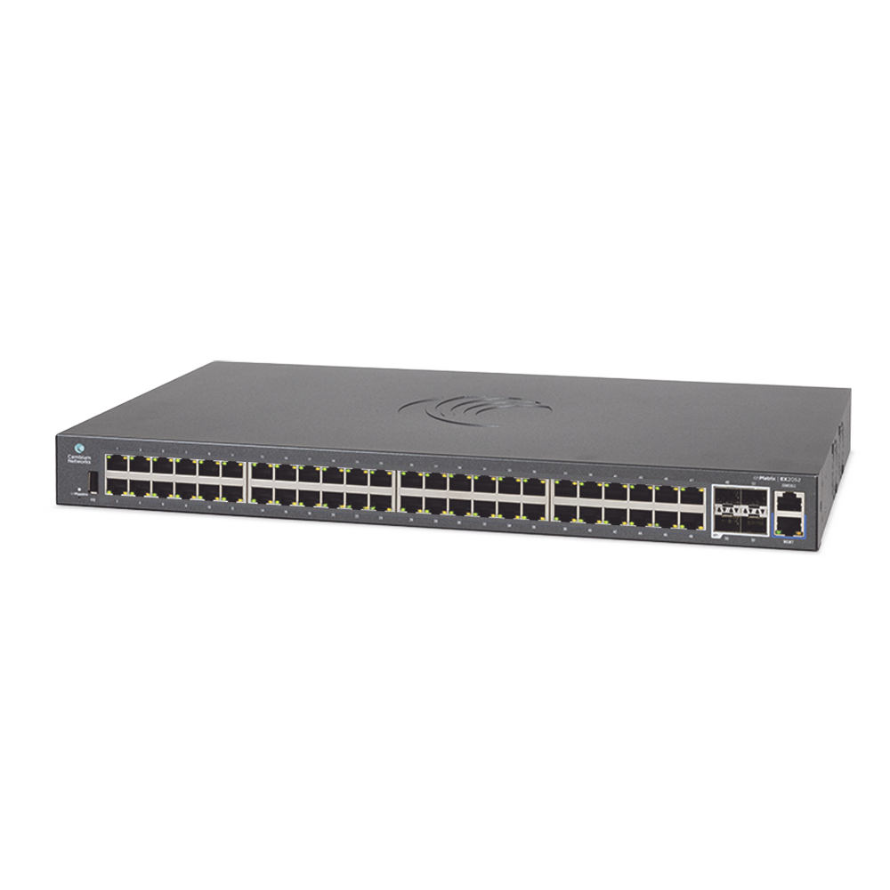 Switch cnMatrix EX2052  de 48 puertos Gigabit Ethernet y 4 SFP+, Capa 3,  gestión en la nube | SIERRA STORE