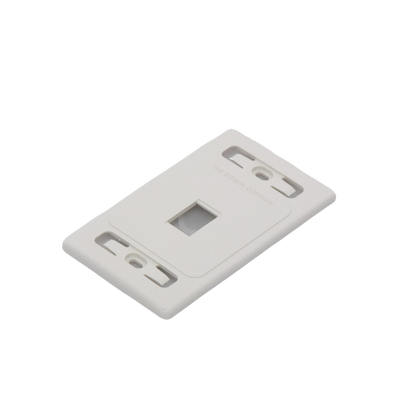 Placa de Pared Modular MAX, de 1 Salida, Color Blanco SIEMON - Vista 2