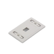 Placa de Pared Modular MAX, de 1 Salida, Color Blanco SIEMON - Vista 2