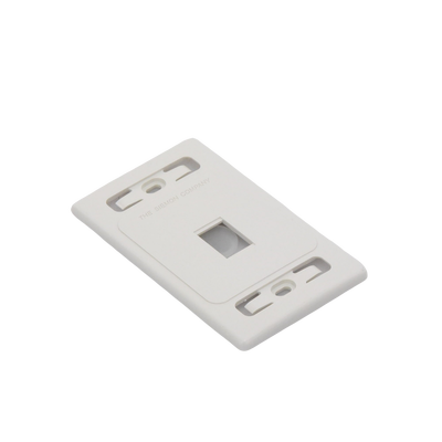 Placa de Pared Modular MAX, de 1 Salida, Color Blanco SIEMON - Vista 4