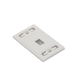 Placa de Pared Modular MAX, de 1 Salida, Color Blanco SIEMON - Vista 4