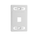 Placa de Pared Modular MAX, de 1 Salida, Color Blanco - SIEMON