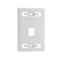 Placa de Pared Modular MAX, de 1 Salida, Color Blanco | SIERRA STORE