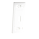 Placa de Pared Modular MAX, de 1 Salida, Color Blanco, Version Bulk (Sin Empaque Individual) SIEMON - Vista 3