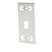 Placa de Pared Modular MAX, de 1 Salida, Color Blanco, Version Bulk (Sin Empaque Individual) SIEMON - Vista 5