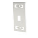 Placa de Pared Modular MAX, de 1 Salida, Color Blanco, Version Bulk (Sin Empaque Individual) SIEMON - Vista 5