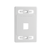 Placa de Pared Modular MAX, de 1 Salida, Color Blanco, Version Bulk (Sin Empaque Individual) - SIEMON