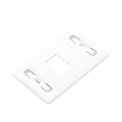Placa de Pared Modular MAX, de 2 Salidas, Color Blanco, Versión Bulk (Sin Empaque Individual) SIEMON - Vista 3