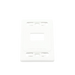Placa de Pared Modular MAX, de 2 Salidas, Color Blanco, Versión Bulk (Sin Empaque Individual) SIEMON - Vista 4