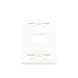 Placa de Pared Modular MAX, de 2 Salidas, Color Blanco, Versión Bulk (Sin Empaque Individual) SIEMON - Vista 4