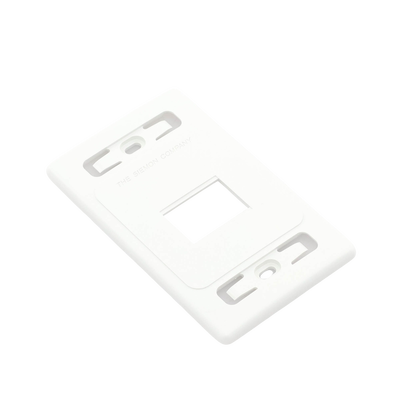 Placa de Pared Modular MAX, de 2 Salidas, Color Blanco, Versión Bulk (Sin Empaque Individual) SIEMON - Vista 5
