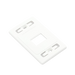 Placa de Pared Modular MAX, de 2 Salidas, Color Blanco, Versión Bulk (Sin Empaque Individual) SIEMON - Vista 5