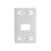 Placa de Pared Modular MAX, de 2 Salidas, Color Blanco, Versión Bulk (Sin Empaque Individual) - SIEMON