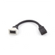 Adaptador HDMI con Pigtail Hembra-Hembra, Para Vídeo 720, 1080p, 4K UHD Compatible con Faceplates MAX Siemon de 2 Salidas,...