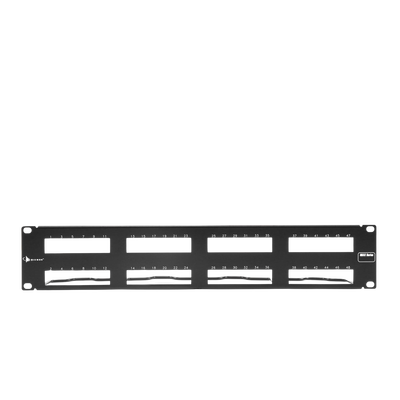 PATCH PANEL MAX VACIO ID VERTICAL UTP 48 PTOS PLANO 2U NEGRO SIEMON - Vista 3