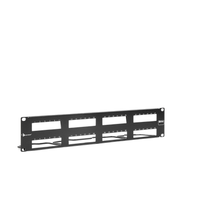 PATCH PANEL MAX VACIO ID VERTICAL UTP 48 PTOS PLANO 2U NEGRO - SIEMON