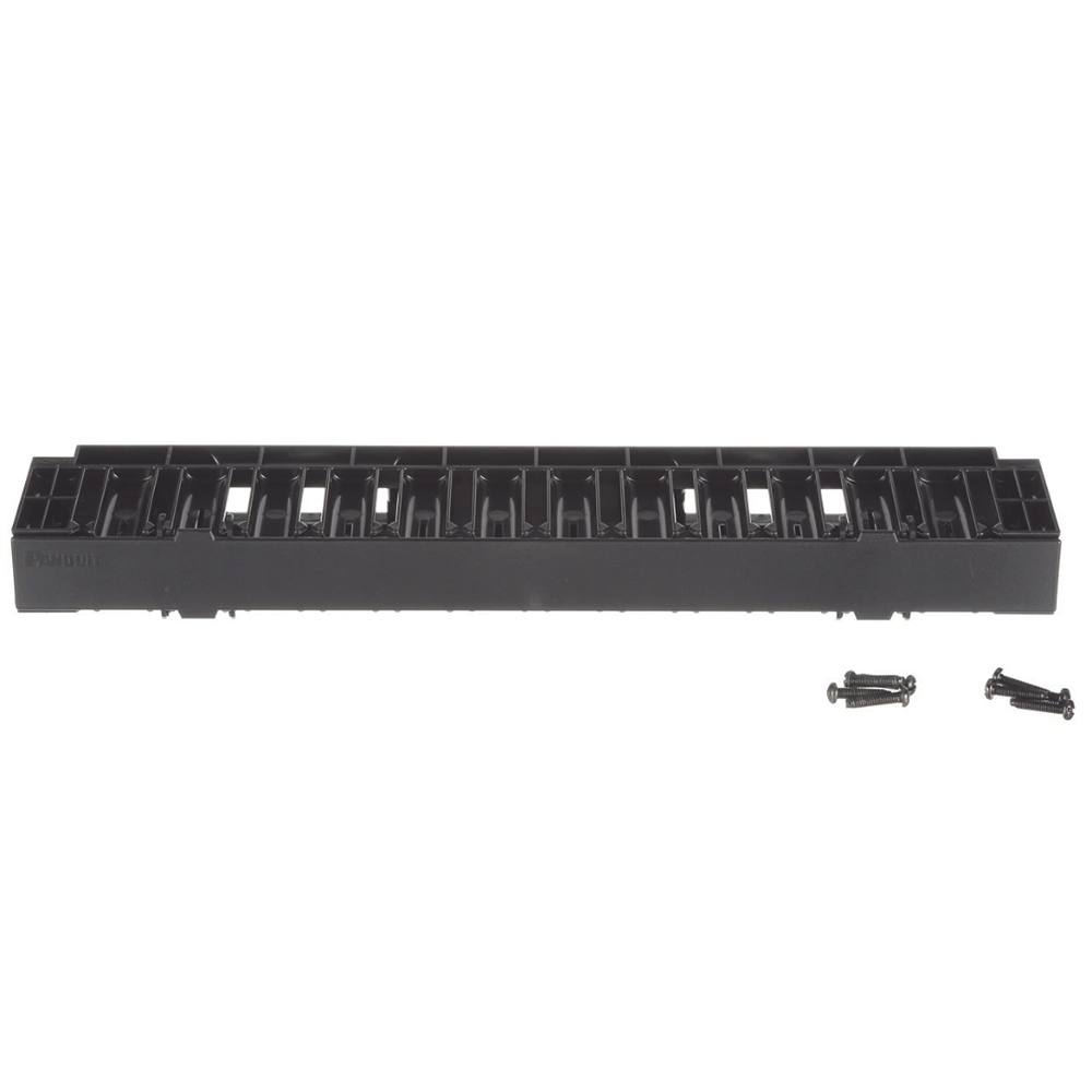 PANDUIT NCMHF1 - Organizador de Cables Horizontal / 1UR / Rack 19in (483mm) / Frontal / ABS / Cat6 y 10G | SIERRA STORE