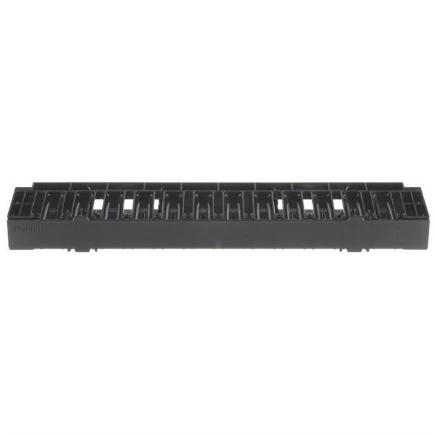 PANDUIT NCMHF1 - Organizador de Cables Horizontal / 1UR / Rack 19in (483mm) / Frontal / ABS / Cat6 y 10G | SIERRA STORE