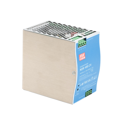Fuente de Poder Industrial de 480W, salida 24 Vcc, para montaje en Riel Din MEANWELL - Vista 5