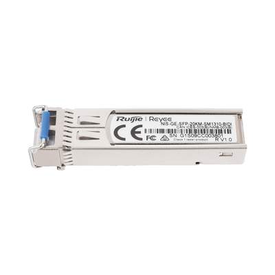 Transceptor Industrial BIDI Monomodo SFP 1G (Lado A), hasta 20 Kilómetros, TX 1310 / RX 1550, soporta Temperaturas de -40°...