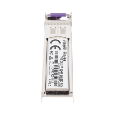 Transceptor Industrial BIDI Monomodo SFP 1G (Lado B), hasta 20 Kilómetros, TX 1550 / RX 1310, soporta Temperaturas de -40°...