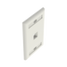 Placa de Pared Vertical, Salida Para 1 Puerto Keystone, Con Espacios Para Etiquetas, Color Blanco Mate PANDUIT - Vista 4