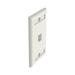 Placa de Pared Vertical, Salida Para 1 Puerto Keystone, Con Espacios Para Etiquetas, Color Blanco Mate PANDUIT - Vista 3