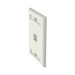 Placa de Pared Vertical, Salida Para 1 Puerto Keystone, Con Espacios Para Etiquetas, Color Blanco Mate PANDUIT - Vista 2
