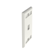Placa de Pared Vertical, Salida Para 1 Puerto Keystone, Con Espacios Para Etiquetas, Color Blanco PANDUIT - Vista 4