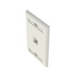 Placa de Pared Vertical, Salida Para 1 Puerto Keystone, Con Espacios Para Etiquetas, Color Blanco PANDUIT - Vista 3
