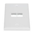 PANDUIT NK2FNWH - Placa de Pared Vertical / 2 Puertos Keystone / Montaje Vertical / 69.8 x 114.3 mm / 2.75 x 4.5 pulg. / Blanco | SIERRA STORE