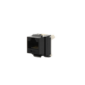 Conector Jack Estilo 110 (de Impacto), Tipo Keystone, Categoría 6, de 8 Posiciones y 8 Cables, Color Negro - PANDUIT
