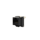 Conector Jack Estilo 110 (de Impacto), Tipo Keystone, Categoría 6, de 8 Posiciones y 8 Cables, Color Negro - PANDUIT