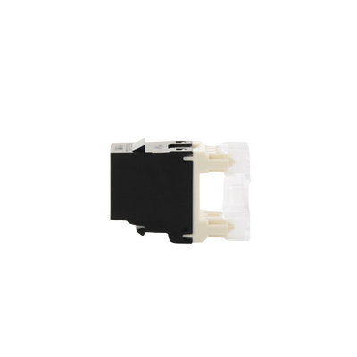Conector Jack Estilo 110 (de Impacto), Tipo Keystone, Categoría 6, de 8 Posiciones y 8 Cables, Color Negro PANDUIT - Vista 2