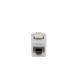 Conector Jack Estilo 110 (de Impacto), Tipo Keystone, Categoría 6, de 8 Posiciones y 8 Cables, Color Blanco - PANDUIT
