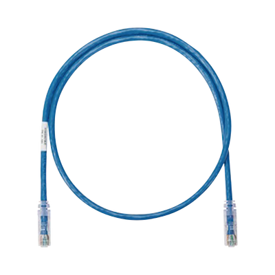 Cable de Parcheo UTP Categoría 6, con Plug Modular en Cada Extremo - 1 Metro (3.28 Pies) - Azul - PANDUIT