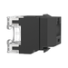 Conector Jack Estilo 110 (de Impacto), Tipo Keystone, Categoría 6A, de 8 Posiciones y 8 Cables, Color Negro PANDUIT - Vista 4