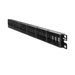 Panel de Parcheo Modular Keystone (Sin Conectores), de 24 Puertos, Espacio Para Identificación con Etiqueta Adhesiva, 1UR ...