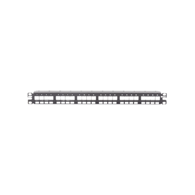Panel de Parcheo Modular Keystone (Sin Conectores), Numerado y Espacio para Etiquetas, de 24 Puertos, 1UR PANDUIT - Vista 2