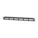 Panel de Parcheo Modular Keystone (Sin Conectores), Numerado y Espacio para Etiquetas, de 24 Puertos, 1UR - PANDUIT
