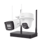 Kit IP Inalámbrico 4 Megapixel / NVS 4 Canales / 1 Cámara Bala Exterior + 1 C...