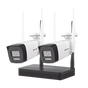 Kit IP Inalámbrico 4 Megapixel / NVS 4 Canales / 2 Cámaras Bala para Exterior...
