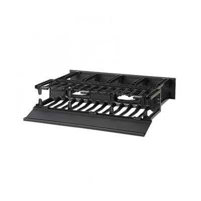 PANDUIT NM2 - Organizador de Cables Horizontal / Alta Densidad / Doble Frontal y Posterior / Rack 19in / 2UR / 48.3 cm (19in)