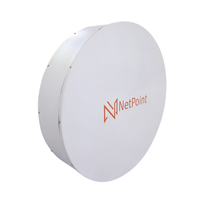 Antena de parabola profunda, blindada, con supresión al ruido de 3 ft, 4.9-6.4 GHz, Ganancia 34 dBi con SLANT de 45 ° y 90...