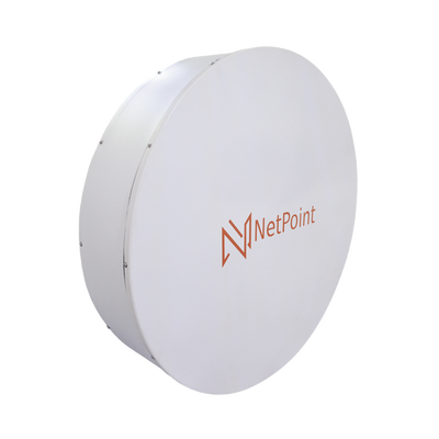 Antena de parabola profunda, blindada, con supresión al ruido de 6 ft, 4.9-6.4 GHz, Ganancia 41 dBi con SLANT de 45 ° y 90...