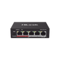 Switch PoE+ / 4 Puertos 10/100 Mbps PoE+ (af / at) / 1 Puerto 10/100 Mbps Upl...
