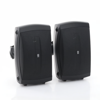 Altavoces de Montaje en Superficie de 2 vias | Woofer 5 in, Tweeter 0.5 in | Semi-Exterior, 6 ohms | Par Color Negro YAMAH...