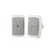 Altavoces de Montaje en Superficie de 2 vias | Woofer 5 in, Tweeter 0.5 in | Semi-Exterior, 6 ohms | Par Color Blanco - YA...